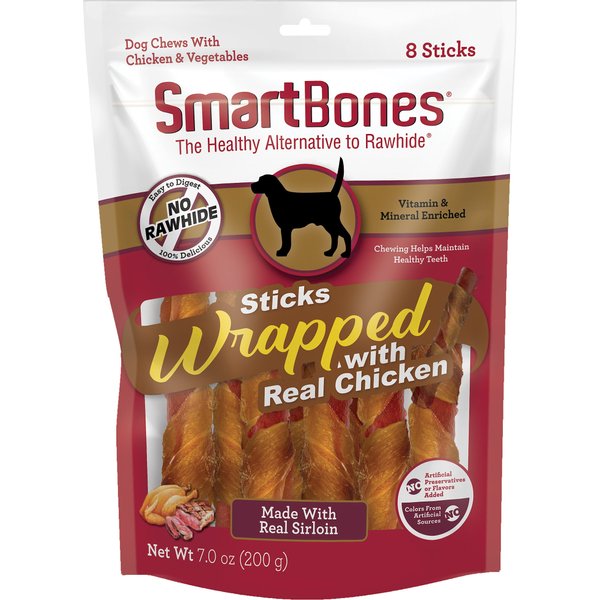 SmartBones Holistic Chicken Sticks Grain-Free Dog Treats