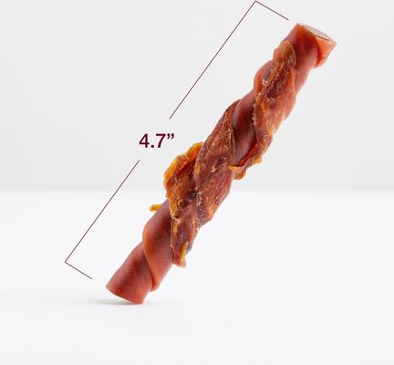 Show full view: SmartBones Chicken Wrapped Stuffed Twistz Dog Treats, 10 count slide 10 of 11