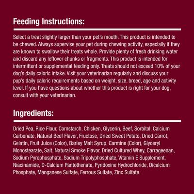 Show full view: SmartBones Easy-to-Digest High Protein Chicken & Sirloin Rawhide-Free Dog Chews, 8 count slide 6 of 10