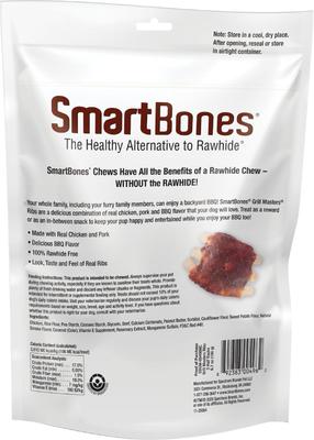 Show full view: SmartBones Grill Masters Ribs Half Racks Dog Treats, 5 count slide 3 of 7