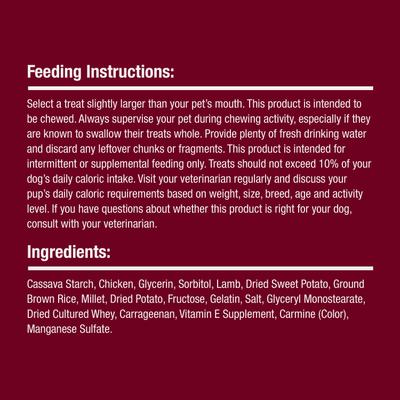 Show full view: SmartBones Lamb & Brown Rice Sticks Wrapped with Real Chicken Rawhide-Free Dog Chews, 4 count slide 6 of 10