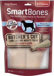 SmartBones Large Butcher's Cut Chicken Flavor Chews Dog Treats, 2 count