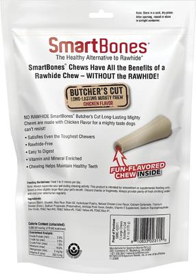 Show full view: SmartBones Large Butcher's Cut Chicken Flavor Chews Dog Treats, 2 count slide 3 of 7