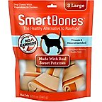 SmartBones Large Sweet Potato Chews Dog Treats, 3 count
