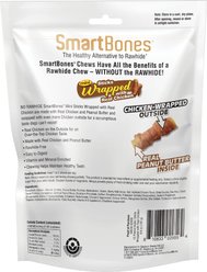 SmartBones Mini Chicken Wrapped Sticks Peanut Butter Dog Treats, 15 count slide 2 of 5
