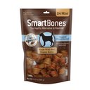 SmartBones Mini Real Peanut Butter Hard Dog Chew Bones, 24 count
