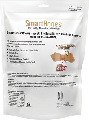 Show full view: SmartBones Mini Peanut Butter Dog Treats, 56 count slide 3 of 8