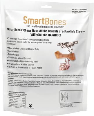 Show full view: SmartBones Peanut Butter Small Chews Dog Treats, 6 count slide 3 of 9