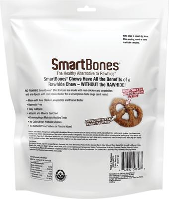 Show full view: SmartBones Pretzel Dipped Peanut Butter Dog Treats, 7 count slide 3 of 8