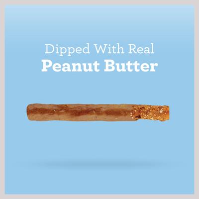 Show full view: SmartBones Pretzel Stick Dipped Peanut Butter Dog Treats, 8 count slide 5 of 11
