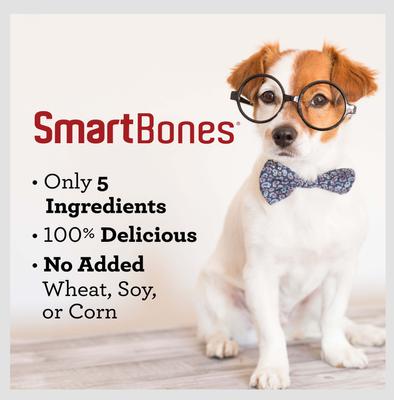 Show full view: SmartBones Protein Rings Real Chicken & Sweet Potato Dog Treats, 10.5-oz bag slide 6 of 11