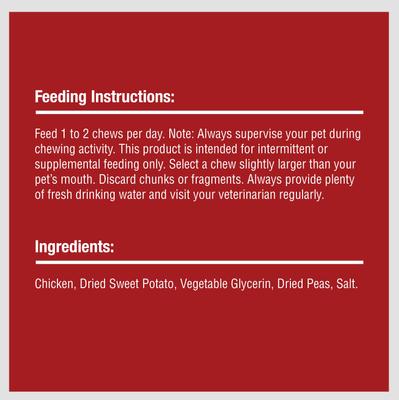 Show full view: SmartBones Protein Rings Real Chicken & Sweet Potato Dog Treats, 10.5-oz bag slide 9 of 11