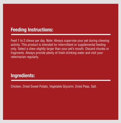 Show full view: SmartBones Protein Rings Real Chicken & Sweet Potato Dog Treats, 5-oz bag slide 9 of 11