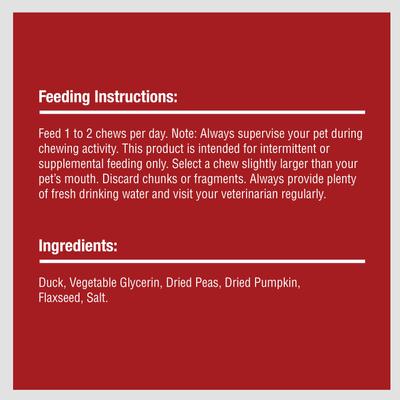 Show full view: SmartBones Protein Rings Real Duck, Pumpkin & Flaxseed Dog Treats, 10.5-oz bag slide 9 of 11
