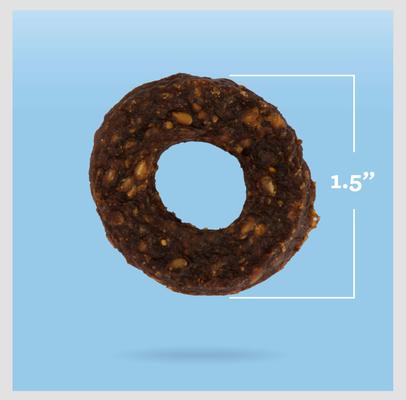 Show full view: SmartBones Protein Rings Real Duck, Pumpkin & Flaxseed Dog Treats, 10.5-oz bag slide 10 of 11