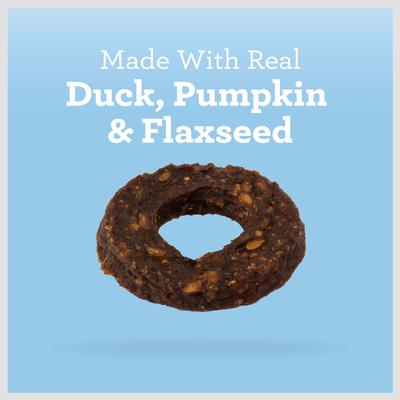 Show full view: SmartBones Protein Rings Real Duck, Pumpkin & Flaxseed Dog Treats, 5-oz bag slide 4 of 11