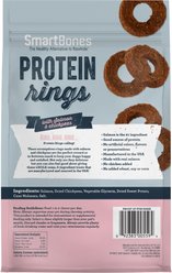 SmartBones Protein Rings Rawhide Free Real Salmon & Chickpeas Soft & Chewy Dog Treats, 10.5-oz bag slide 2 of 9