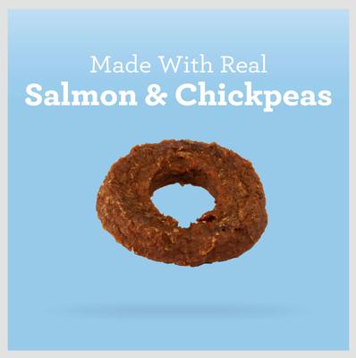 Show full view: SmartBones Protein Rings Real Salmon & Chickpeas Dog Treats, 5-oz bag slide 4 of 11