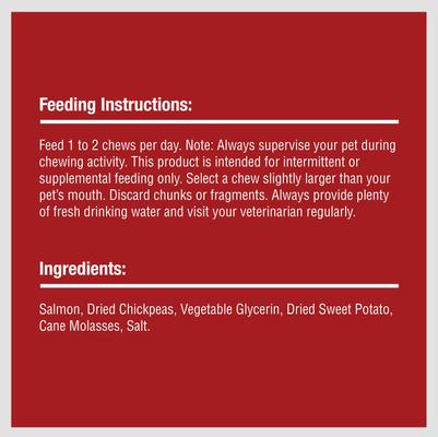 Show full view: SmartBones Protein Rings Real Salmon & Chickpeas Dog Treats, 5-oz bag slide 9 of 11