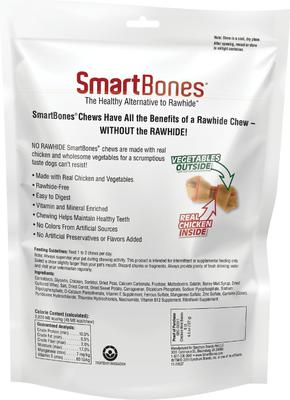 Show full view: SmartBones Real Chicken Mini Chews Dog Treats, 8 count slide 3 of 9
