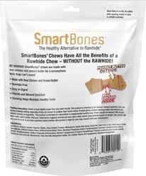 SmartBones Small Peanut Butter Chew Bones Dog Treats, 6 count slide 2 of 7