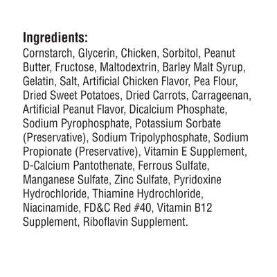 Show full view: SmartBones Small Peanut Butter Chew Bones Dog Treats, 6 count slide 6 of 9