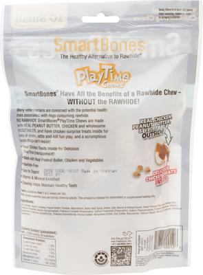 Show full view: SmartBones Small PlayTime Peanut Butter Chews Dog Treats, 10 count slide 3 of 8