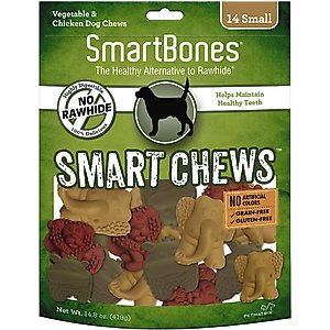SmartBones Small Smart Chews Grain-Free Dog Treats, 14 count