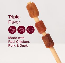 SmartBones Smart Kabobz Dog Triple Meat Flavor Dog Treats, 18 count slide 2 of 9