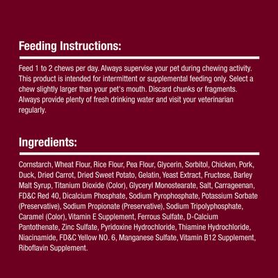 Show full view: SmartBones Smart Kabobz Dog Triple Meat Flavor Dog Treats, 18 count slide 8 of 10