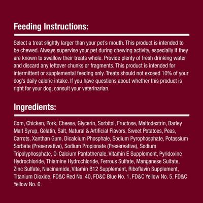 Show full view: SmartBones SmartSticks Bacon & Cheese Chews Dog Treats, 10 count slide 4 of 11