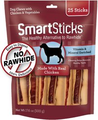 SmartBones SmartSticks Chicken Chews Dog Treats, 25 count