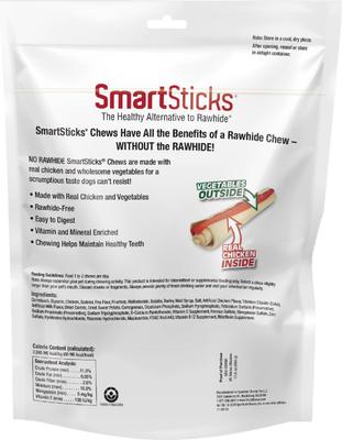 Show full view: SmartBones SmartSticks Chicken Chews Dog Treats, 25 count slide 3 of 11