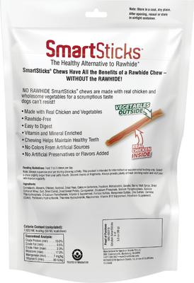Show full view: SmartBones SmartSticks Chicken Chews Dog Treats, 5 count slide 3 of 7