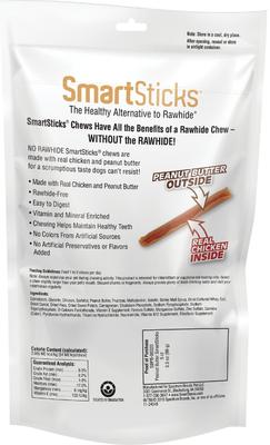 Show full view: SmartBones SmartSticks Peanut Butter Dog Treats, 5 count slide 3 of 8
