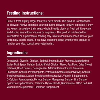 Show full view: SmartBones SmartSticks Rawhide-Free Peanut Butter Dog Treats, 10 count slide 4 of 11