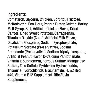 Show full view: SmartBones SmartSticks Variety Pack Real Chicken & Peanut Butter Flavor Dog Treats, 12 count slide 4 of 11