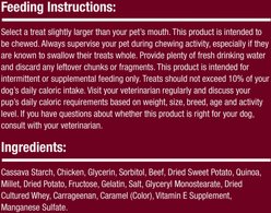 SmartBones Steak & Quinoa Sticks Wrapped with Real Chicken Rawhide-Free Dogs Chews, 5 count slide 2 of 9