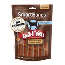 SmartBones Stuffed Twistz Peanut Butter Chews Dog Treats, 6 count