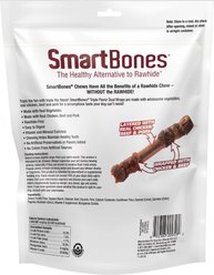 SmartBones Triple Flavor Dual Wraps with Real Chicken, Beef & Pork Hard Dog Chew Treats, 8 count slide 2 of 9