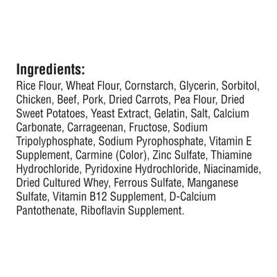 Show full view: SmartBones Triple Flavor Dumbbells Real Peanut Butter, Chicken & Beef Dog Treats, 10 count slide 6 of 7