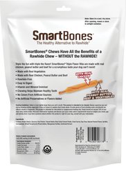 SmartBones Triple Flavor Ribs Chicken, Beef & Peanut Butter Dog Treats, 10 count slide 2 of 7