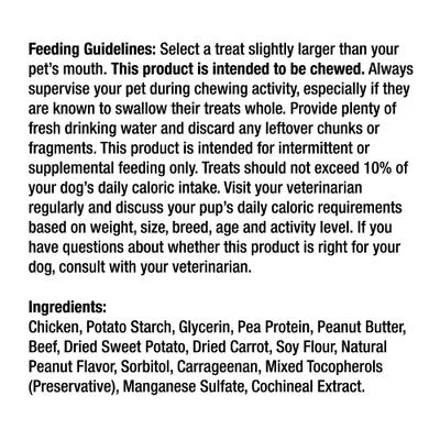 Show full view: SmartBones Triple Flavor Ribs Chicken, Beef & Peanut Butter Dog Treats, 10 count slide 8 of 9