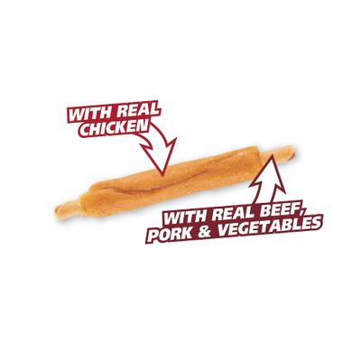 Show full view: SmartBones Triple Flavor Ribs Chicken, Beef & Pork Dog Treats, 10 count slide 5 of 8