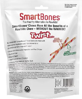 Show full view: SmartBones Twist Sticks Chicken Flavor Dog Treats, 50 count slide 3 of 11