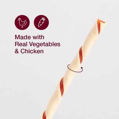Show full view: SmartBones Twist Sticks Chicken Flavor Dog Treats, 50 count slide 4 of 11