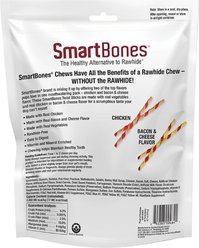 SmartBones Twist Sticks Variety Pack Real Chicken, Bacon & Cheese Flavor Dog Treats, 50 count slide 2 of 9