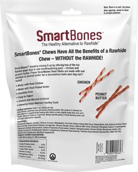SmartBones Twist Sticks Variety Pack Real Chicken & Peanut Butter Flavor Dog Treats, 50 count slide 2 of 9