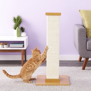 SmartCat The Ultimate 32-in Sisal Cat Scratching Post, Beige