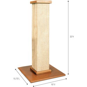 SmartCat The Ultimate 32-in Sisal Cat Scratching Post, Beige